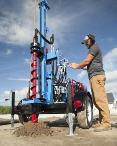 LST1G hollow stem borehole soil sampling