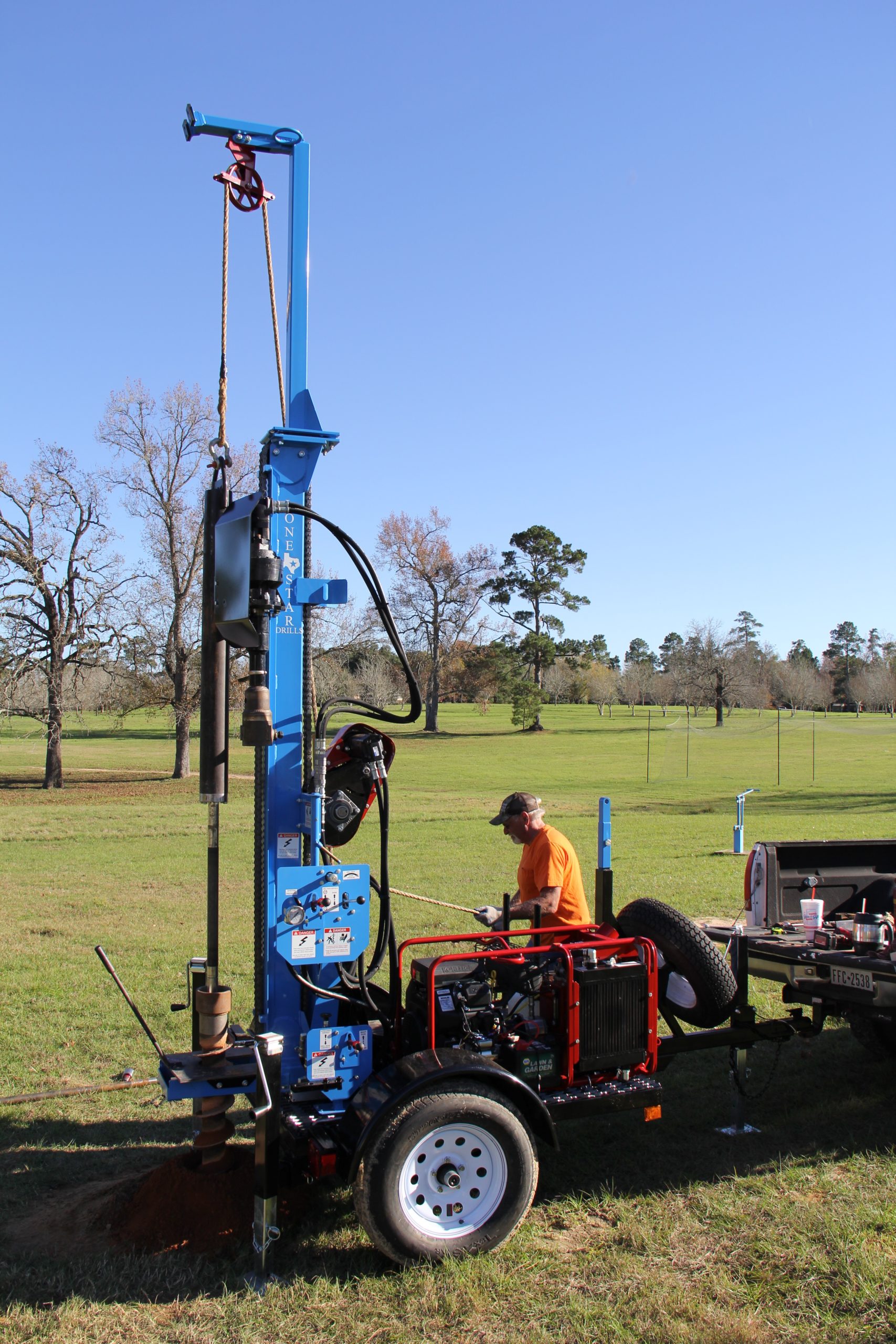 Soil sampling drill