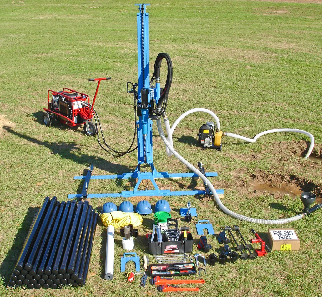 Hydro drill outlet