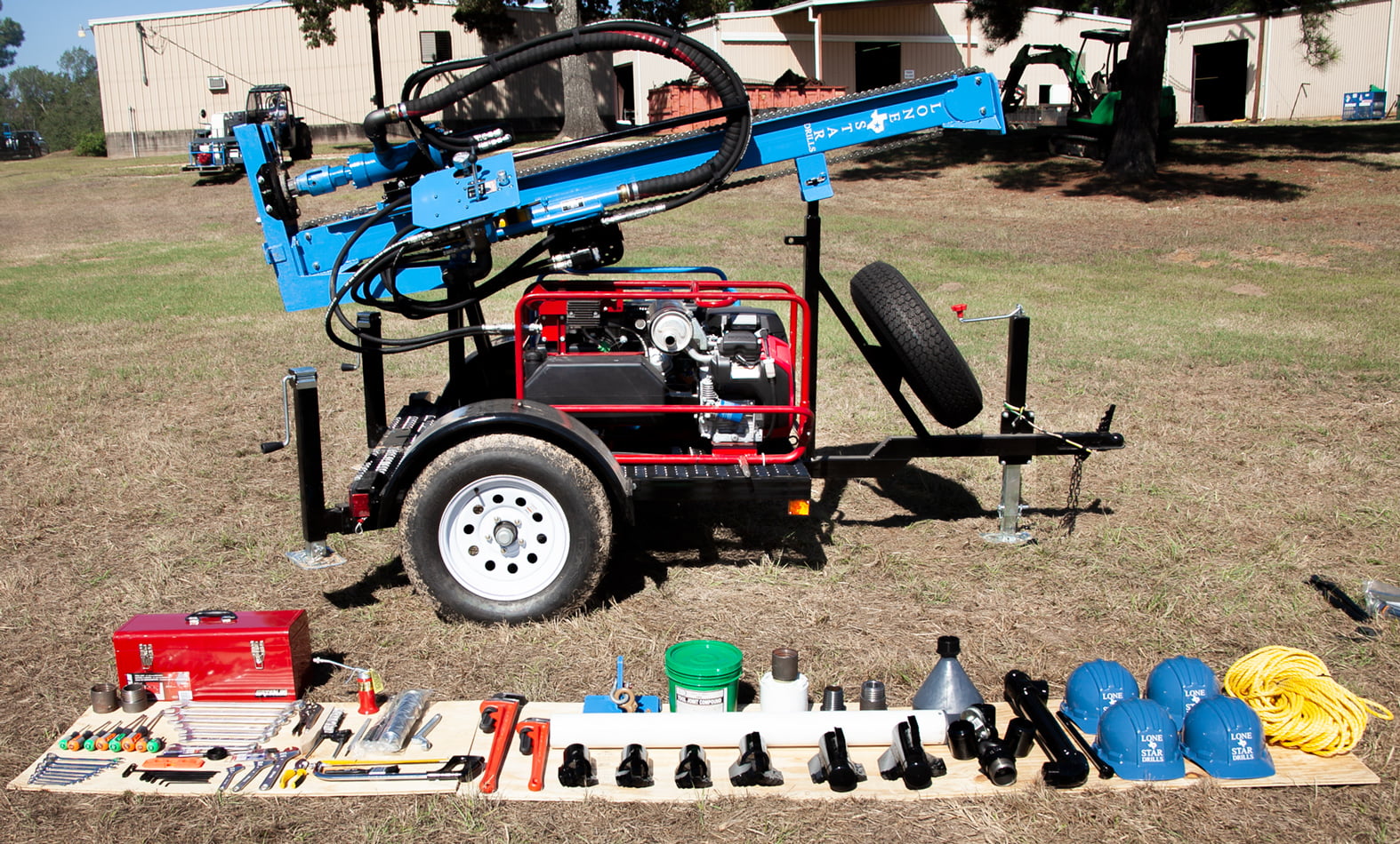 Trailer Mounted Water Well Drills Package